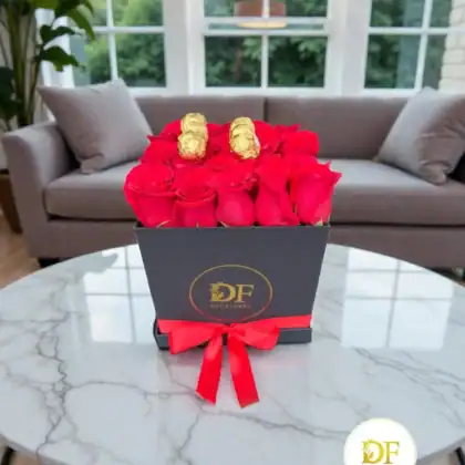Arreglo de Rosas y Chocolates