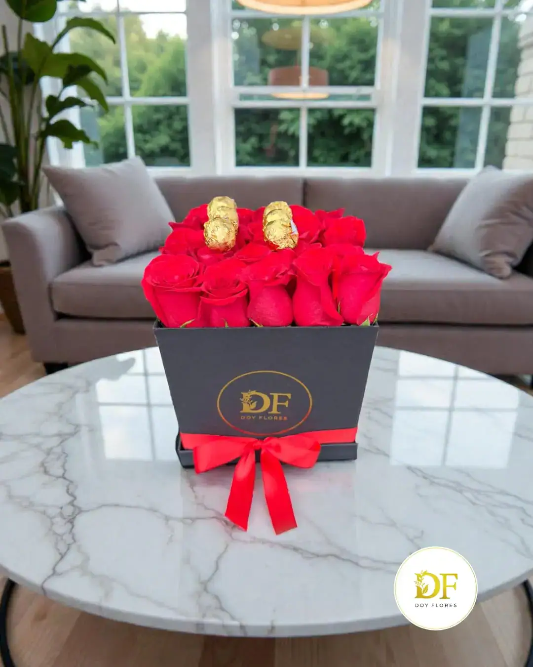 Arreglo de Rosas y Chocolates